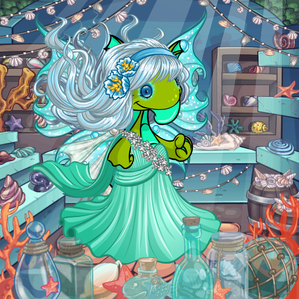 Qypus seashells 2021 Dress to Impress Preview customized Neopets