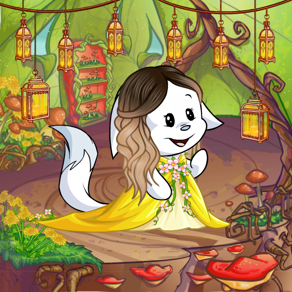 white kacheek Dress to Impress Preview customized Neopets' clothing