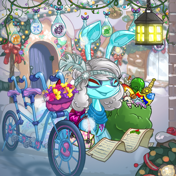 Ice Aisha v4 Dress to Impress Preview customized Neopets' clothing