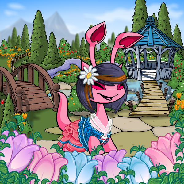 Pink Aisha Dress to Impress Preview customized Neopets' clothing and